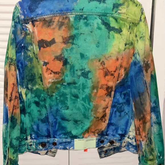 Off-White Virgil Abloh Spring-Summer 2019 Multicolor denim Jacket - Picture 2 of 5